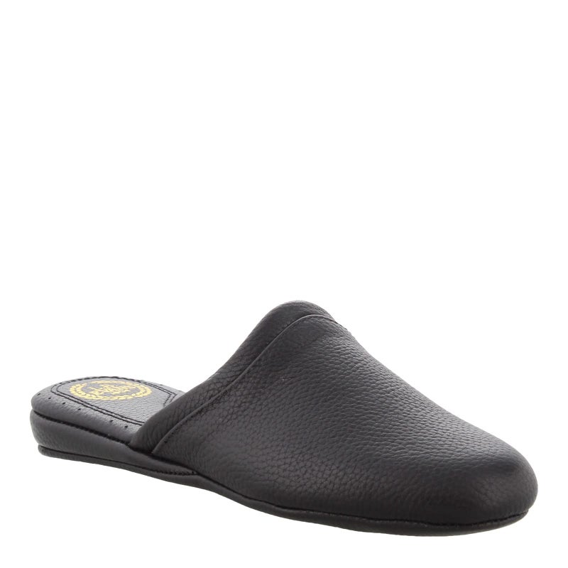 L.B. Evans Men's Aristocrat Scuff Slipper,Black,10 M - Image 1